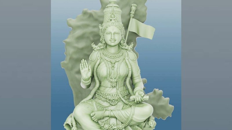 Bhuvaneshwari statue