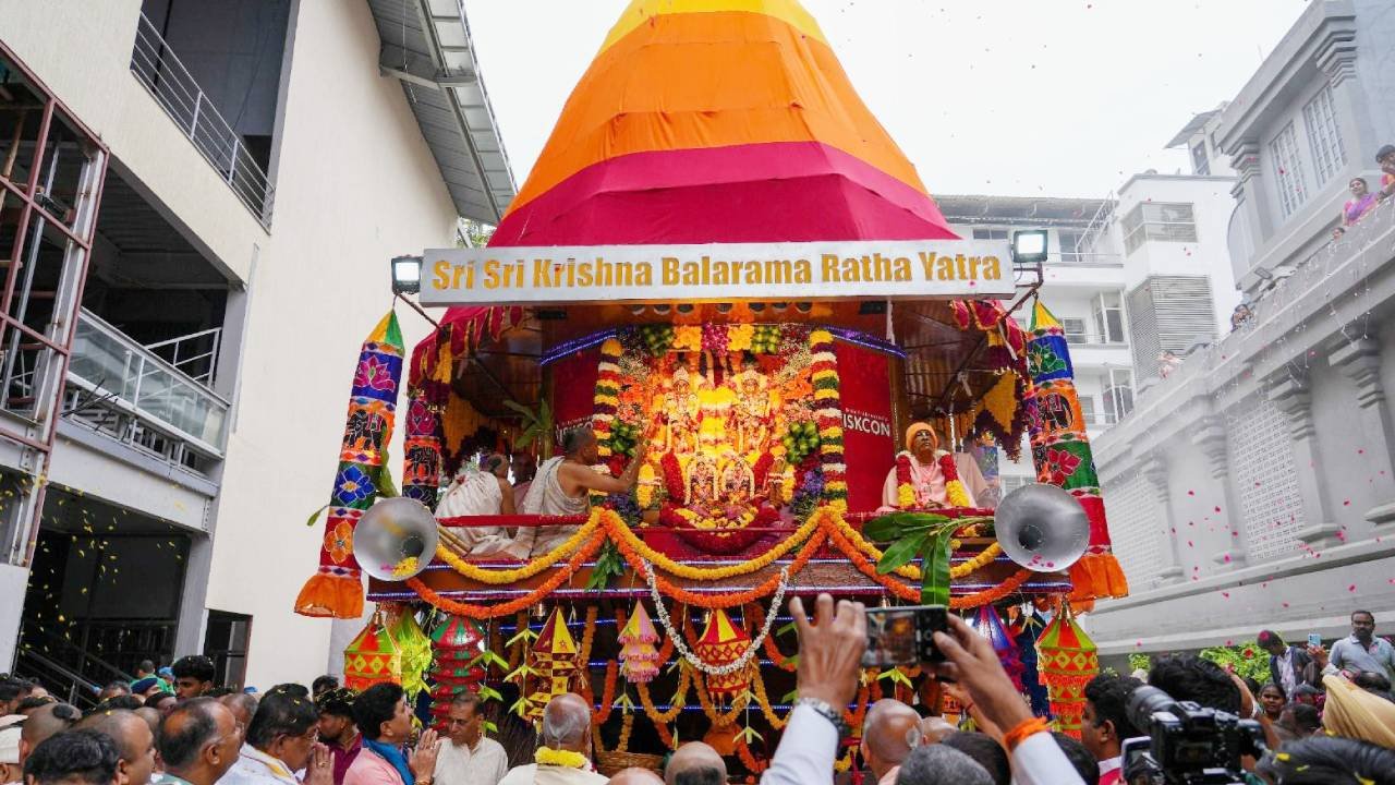 Rath Yatra at ISKCON