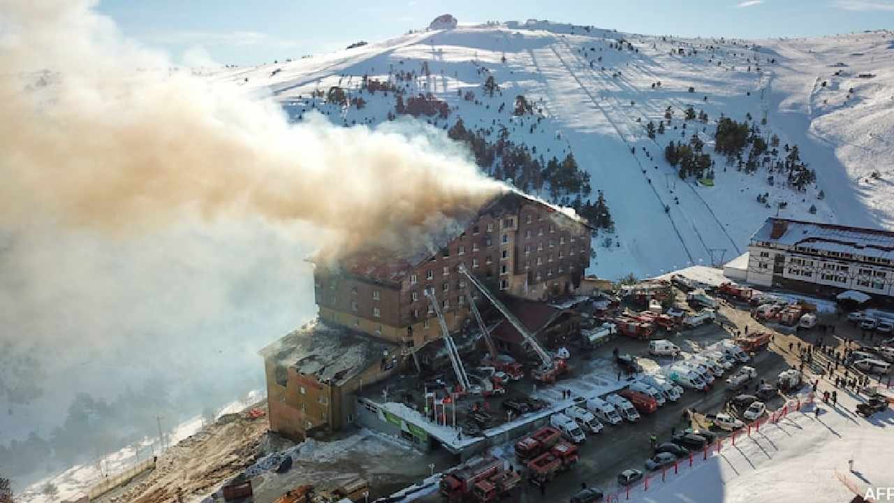 Ski Resort Fire