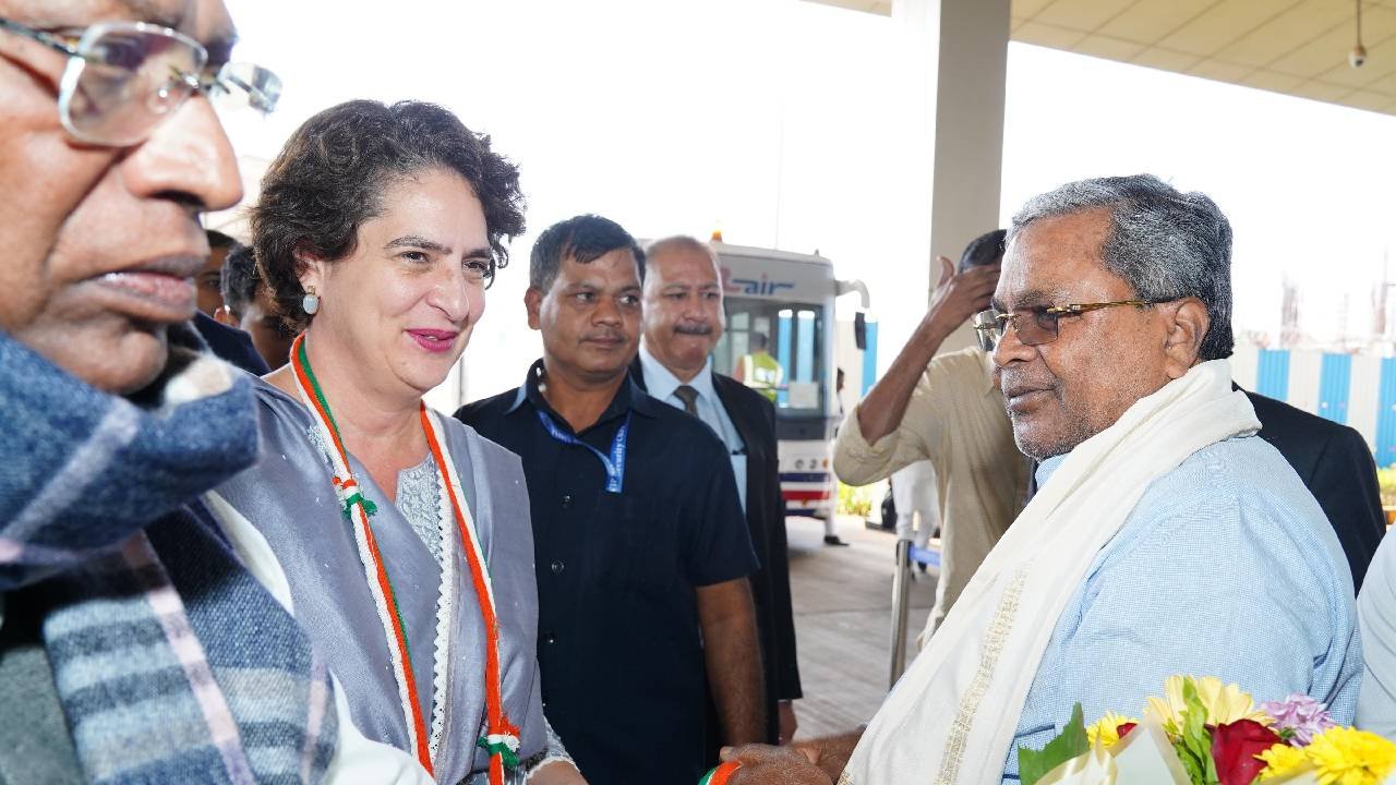 cm siddaramaiah priyanka gandhi